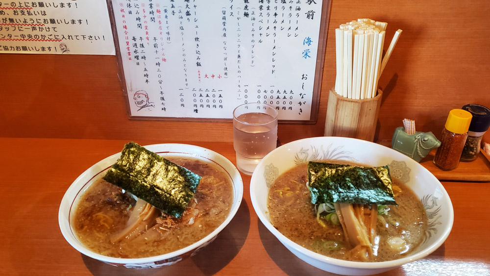 駅前海栄ラーメン　留萌